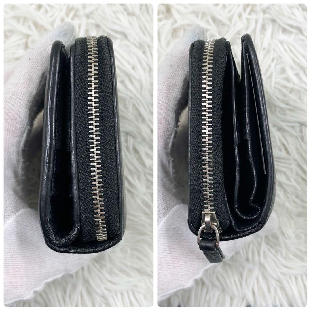 【✨美品✨】バレンシアガ 二つ折り財布 エブリデイ ジップウォレット ブラック