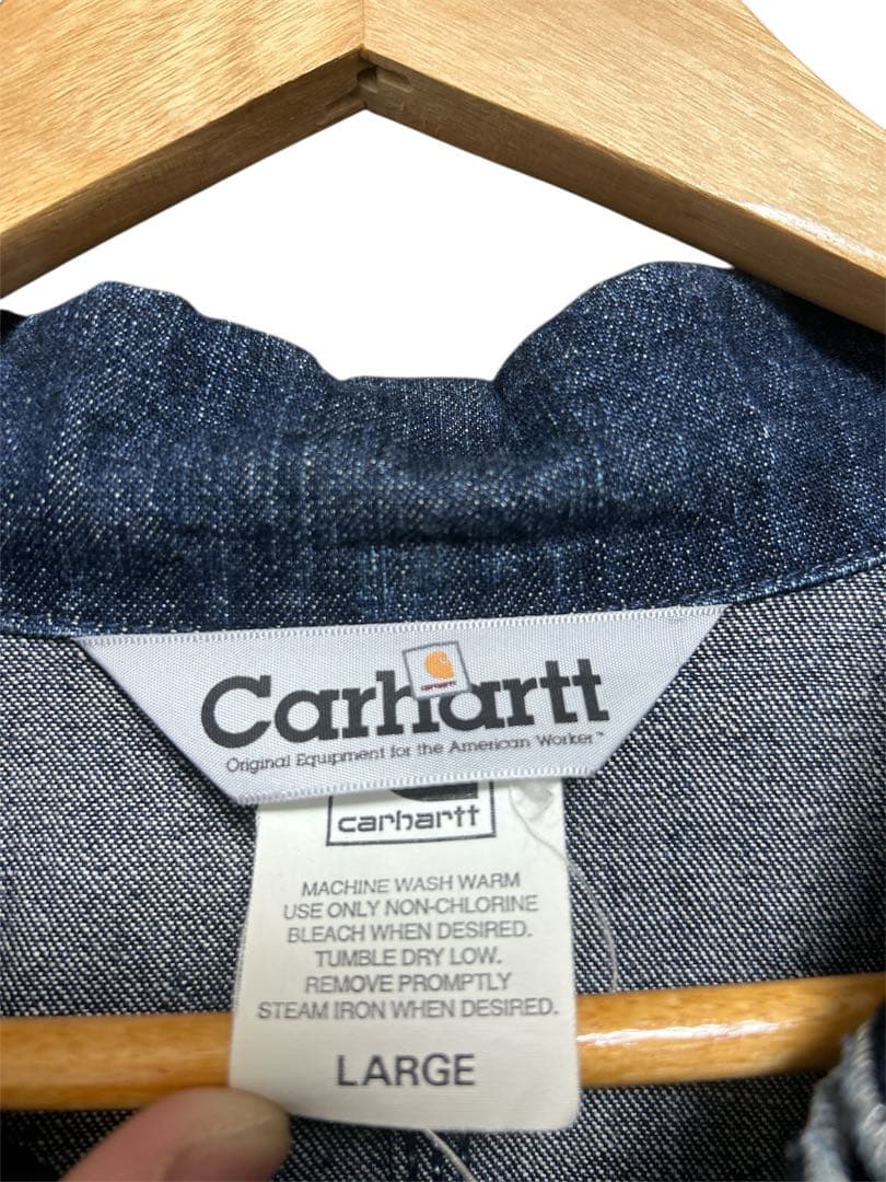 美品Carhartt カバーオール デニム Lサイズ