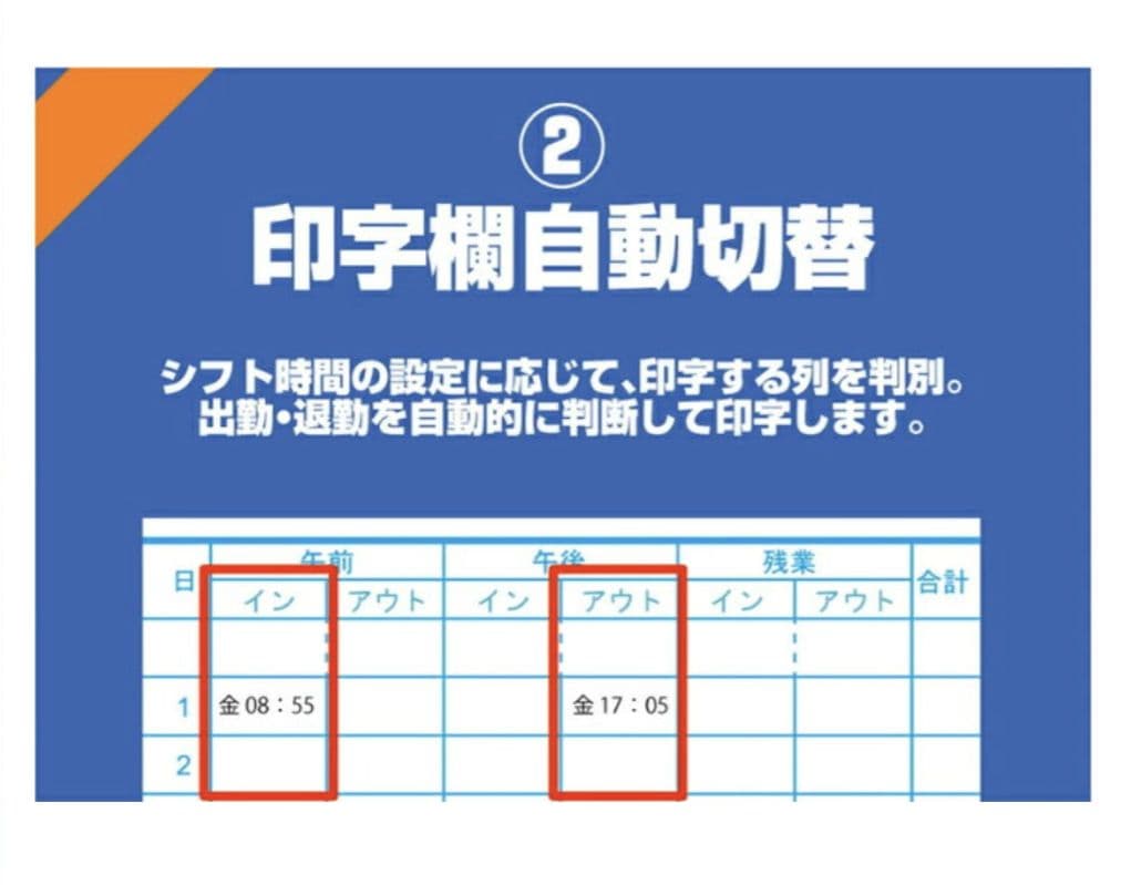 美品！簡単！タイムレコーダー/タイムカード大容量カートリッジ付
