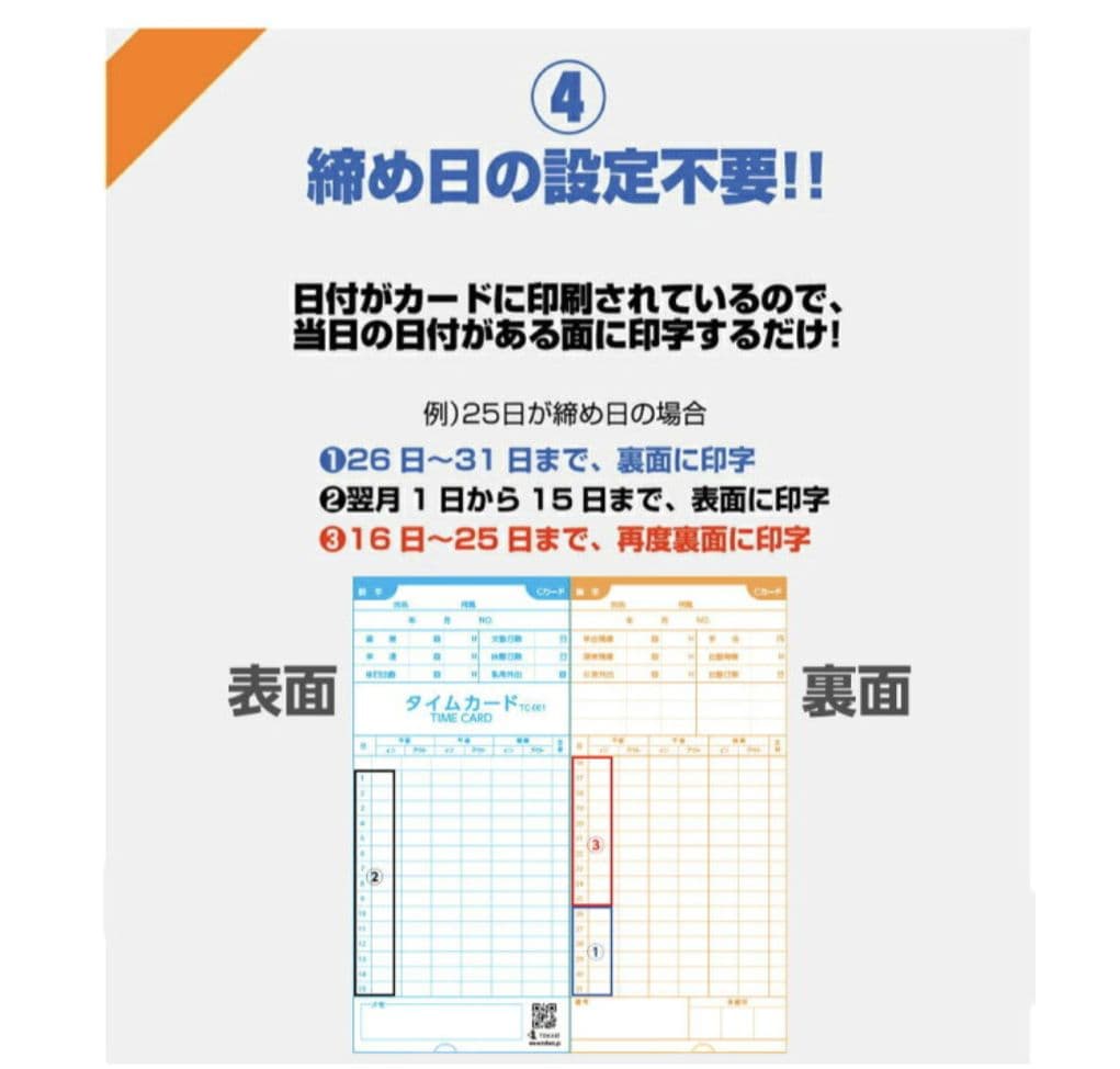 美品！簡単！タイムレコーダー/タイムカード大容量カートリッジ付