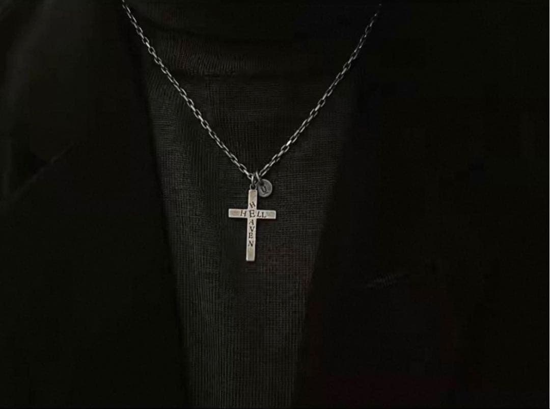 UNDERCOVER 02AW 魔女期　クロスネックレス　silver