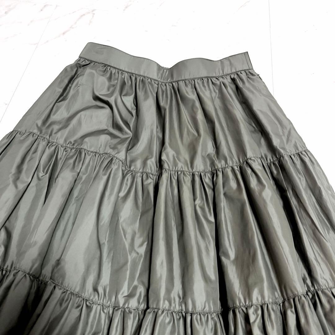 【未使用】完売品✨️シーニュ Aki ティアードスカート ロング 美シルエット