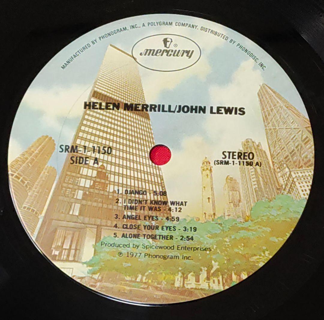 ヘレン・メリルの復帰記念制作盤★1976年録音の歴史的な名盤