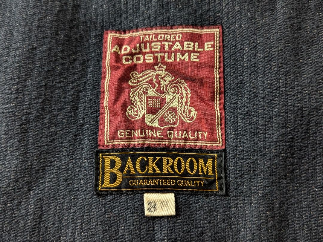 ADJUSTABLE COSTUME × BACKROOM コート ジャケット