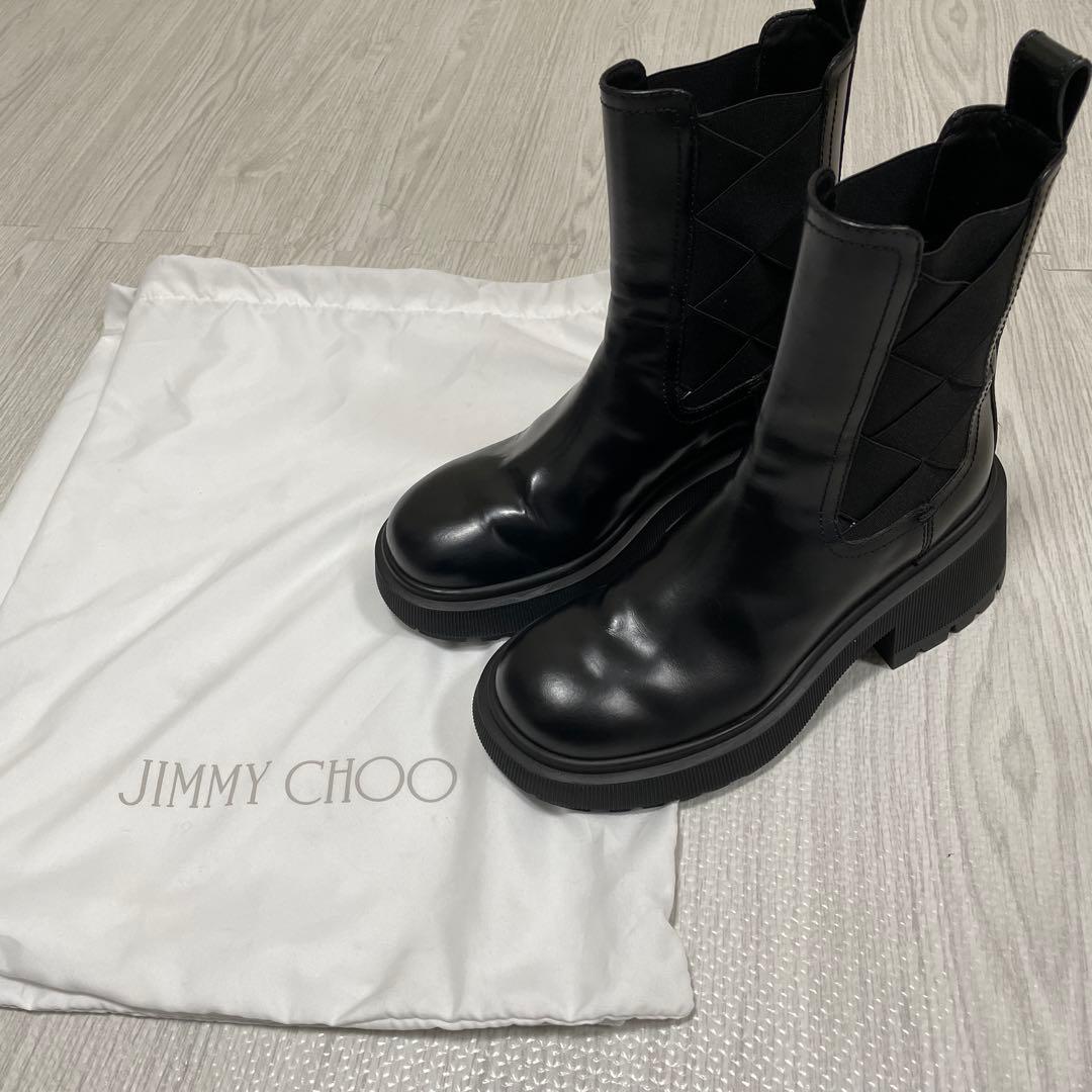 【極美品】今期25AW 定価15万 JIMMY CHOO ジミーチュウ ブーツ