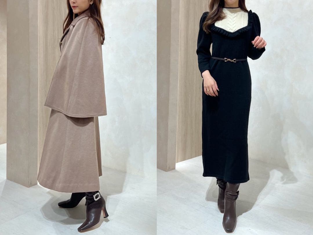 【美品】Herlipto Mademoiselle 2Way Long Coat