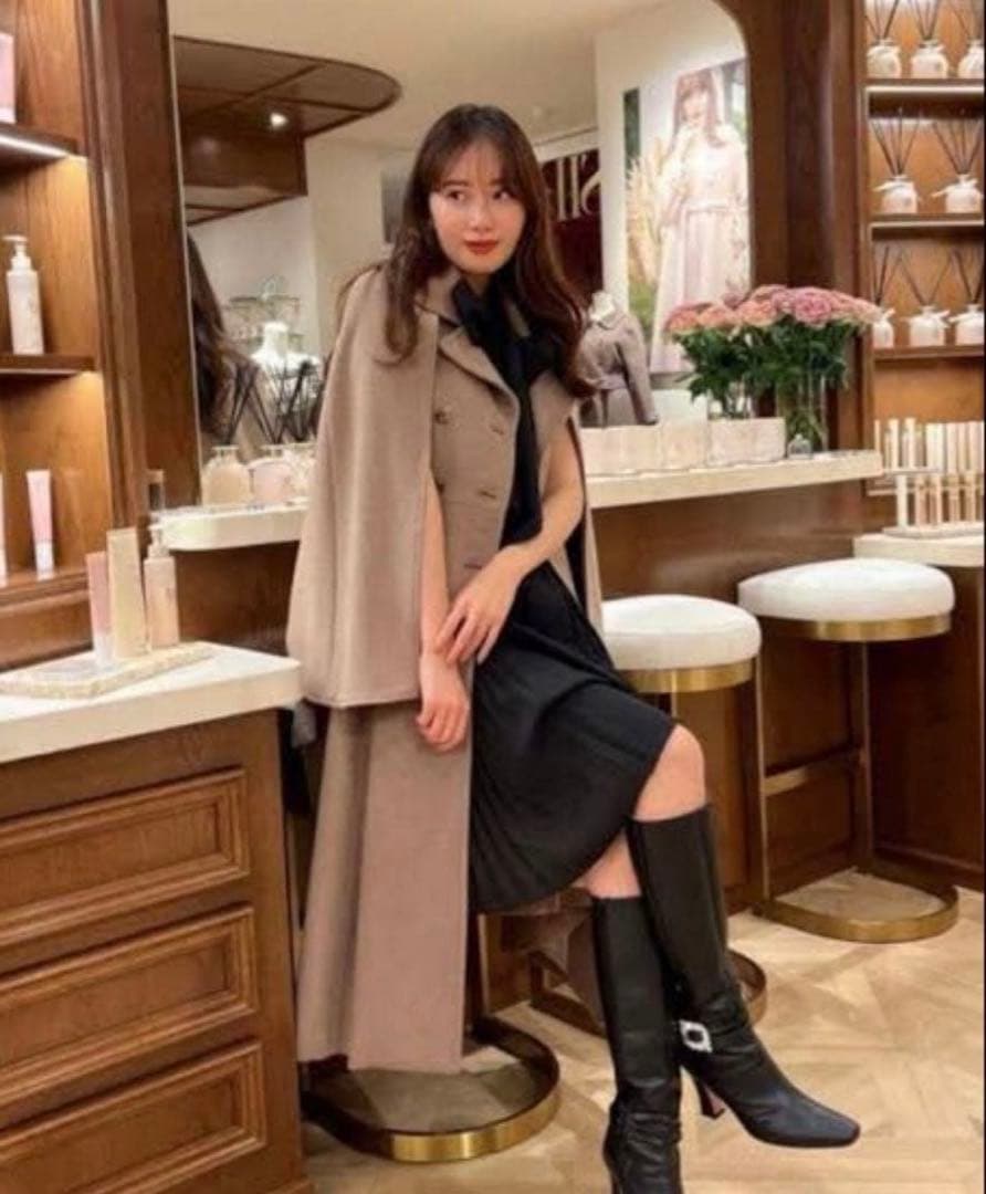 【美品】Herlipto Mademoiselle 2Way Long Coat