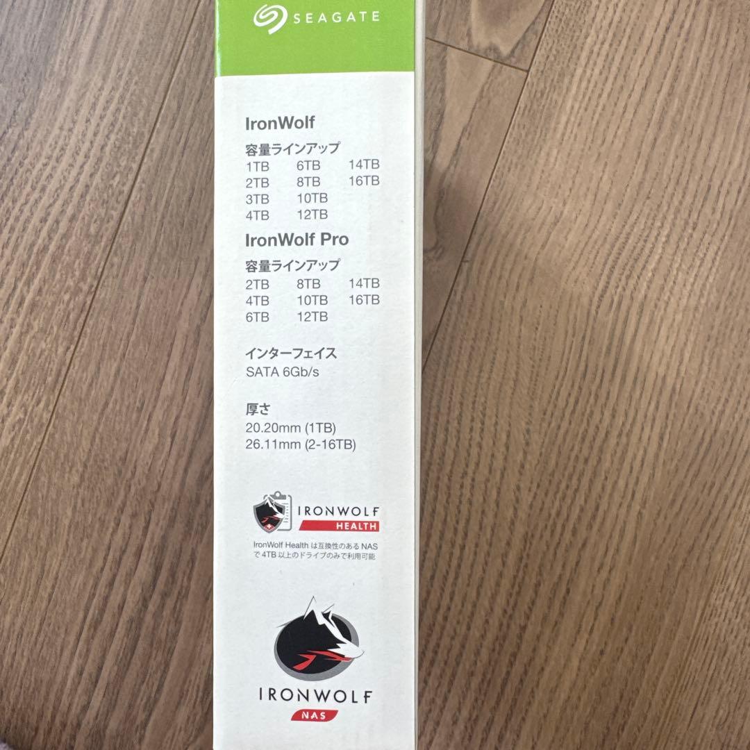 Seagate IronWolf Pro 14TB 内蔵型HDD