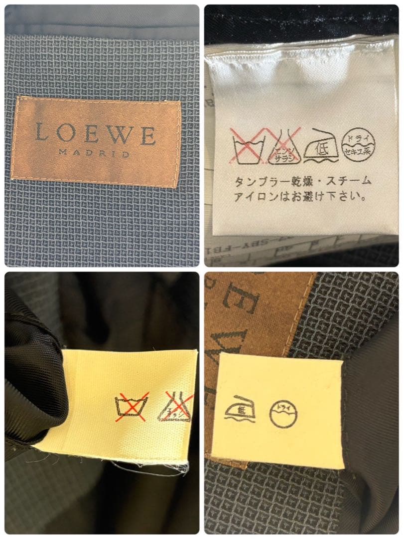 LOEWE ロエベ スペイン製 テーラードジャケット 48