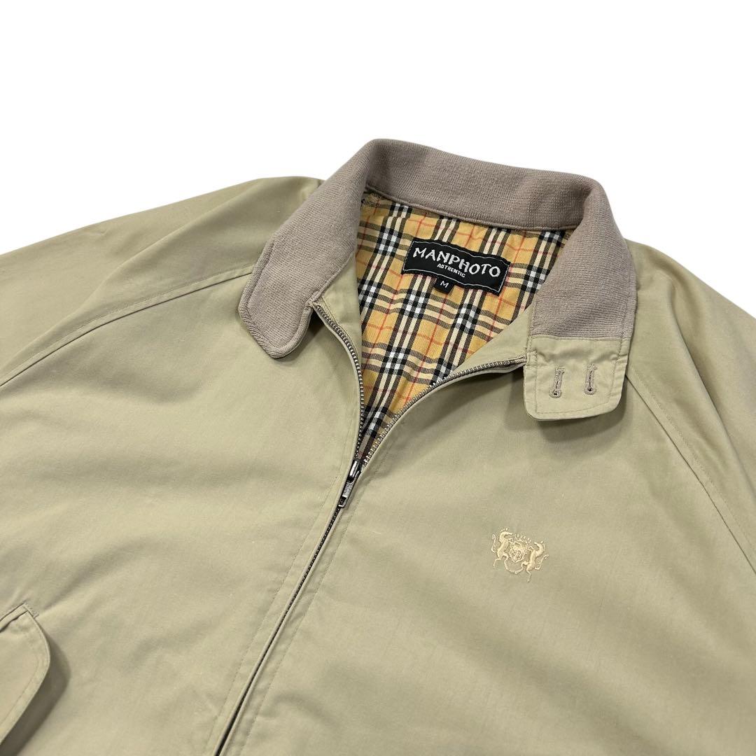 90s Vintage スウィングトップ メンズM ベージュ系 春秋ジャケット