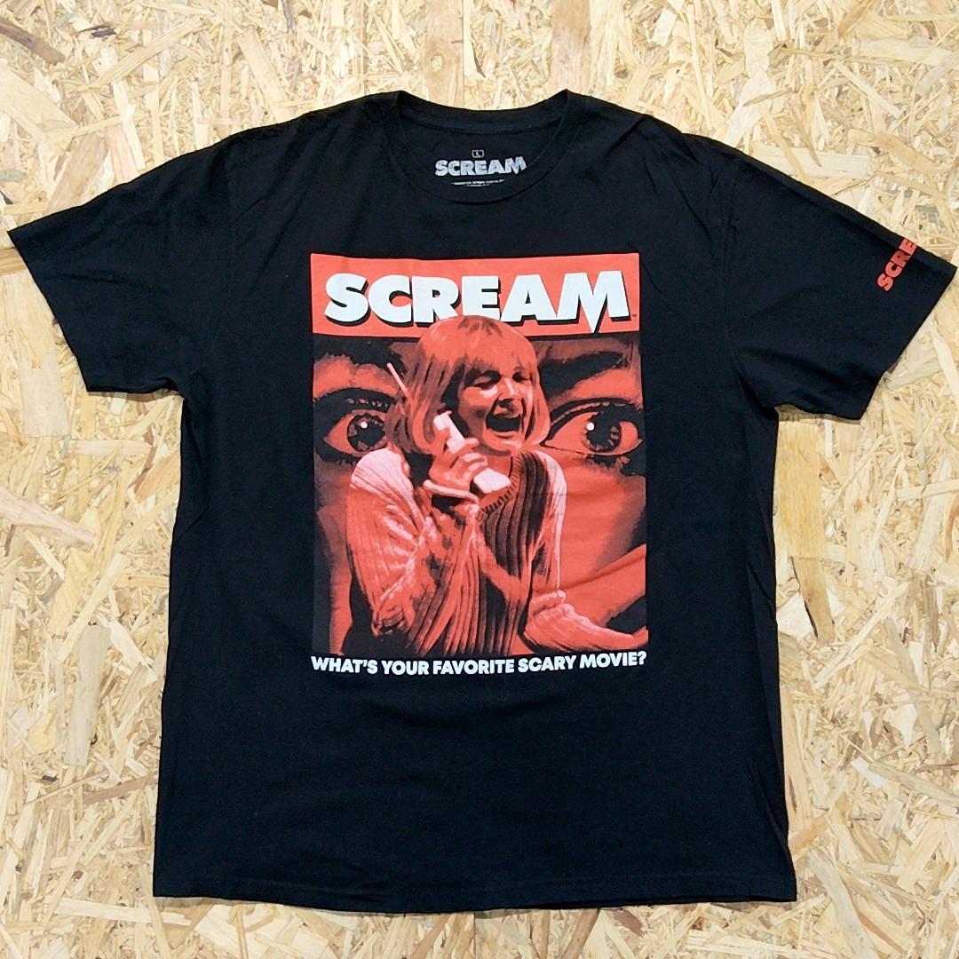 映画　スクリーム　SCREAM　Tシャツ　L　状態良い！　送料無料！　［536］