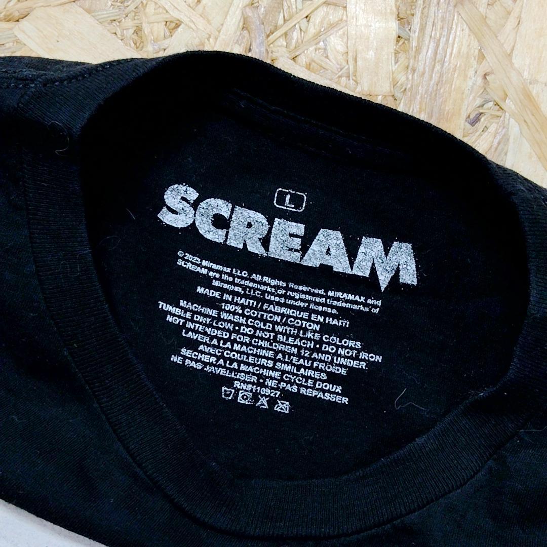映画　スクリーム　SCREAM　Tシャツ　L　状態良い！　送料無料！　［536］