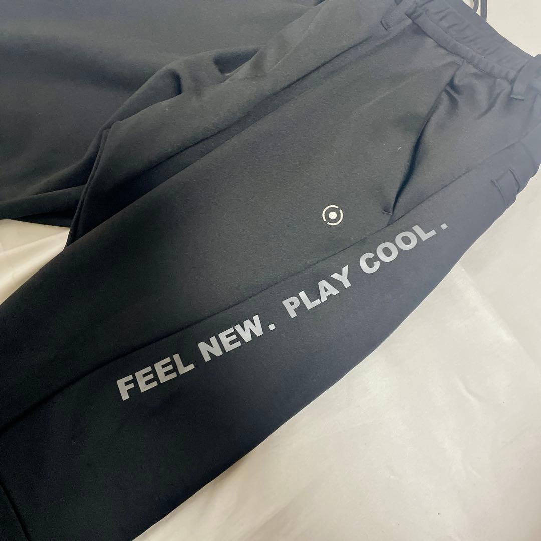 PING ピン ゴルフ 裏フリース ストレッチジョガーパンツ ブラック LL