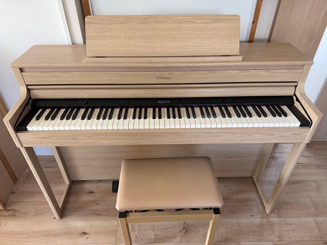 ローランド　Roland HP704 ライトオーク調　電子ピアノ　20年製
