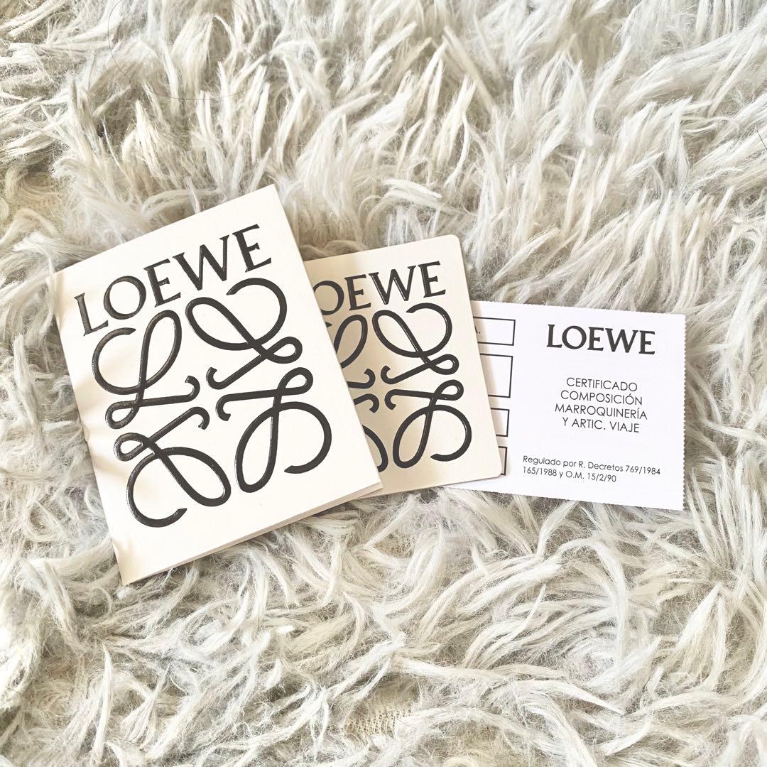 LOEWE財布 アナグラムトライフォールド ウォレット