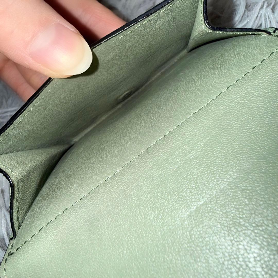 LOEWE財布 アナグラムトライフォールド ウォレット
