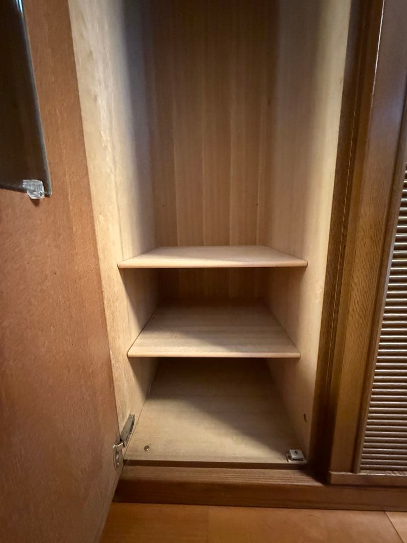 【大塚家具・純国産ナラ材】ワードローブ 洋服タンス