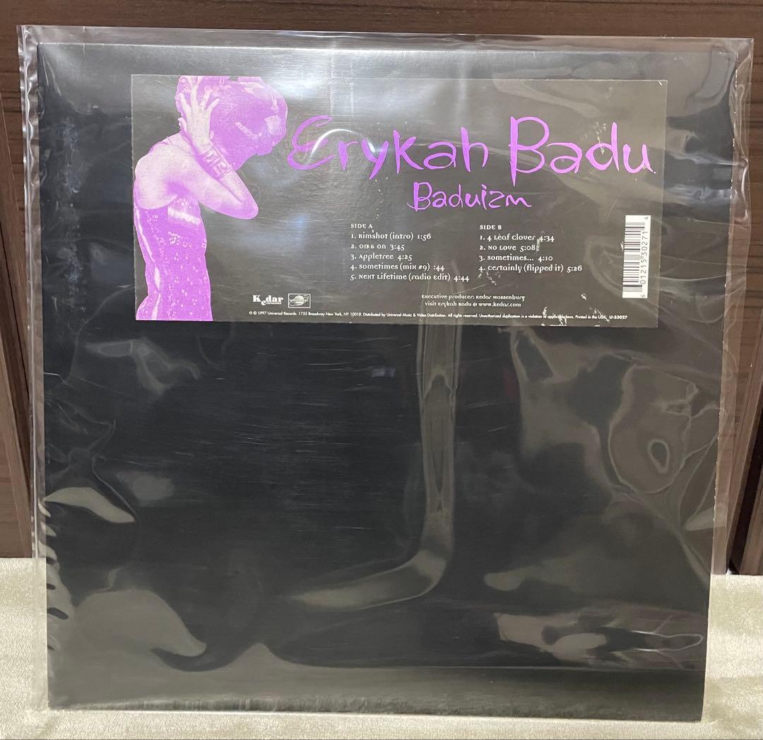 【USオリジナル盤】Erykah Badu Baduizm アナログレコード