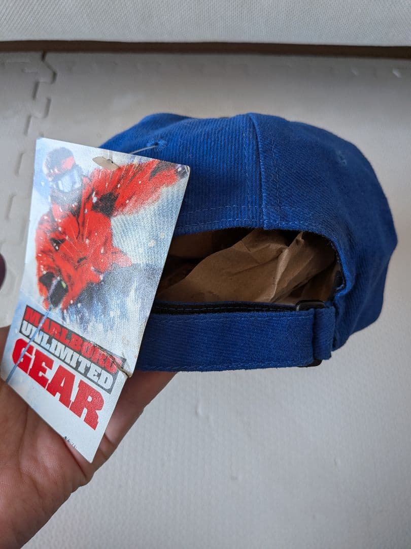 90s Marlboro マルボロ ビンテージ キャップ タバコ　タグ付　プロモ