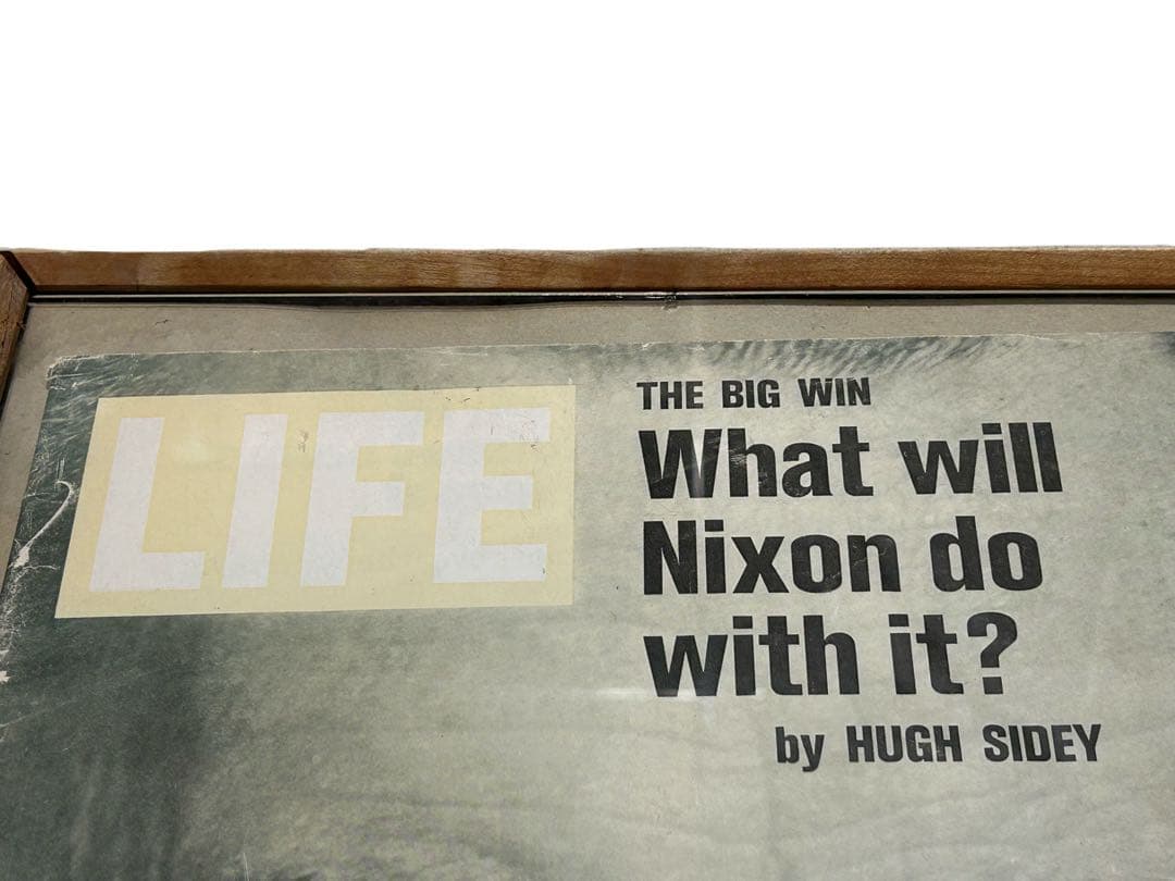 額付き LIFE誌 1972年 ニクソン大統領 ビンテージ アンティーク 雑貨