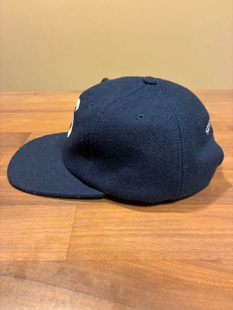 Supreme wool S Logo 6-Panel Cap ネイビー