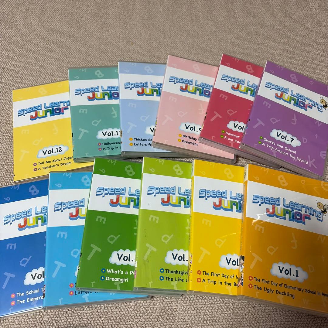 Speed Learning Junior CDセット Vol.1-12