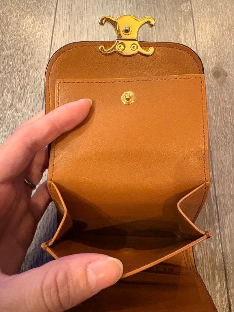 jamz CELINE セリーヌ トリオンフ 三つ折り財布 コンパ