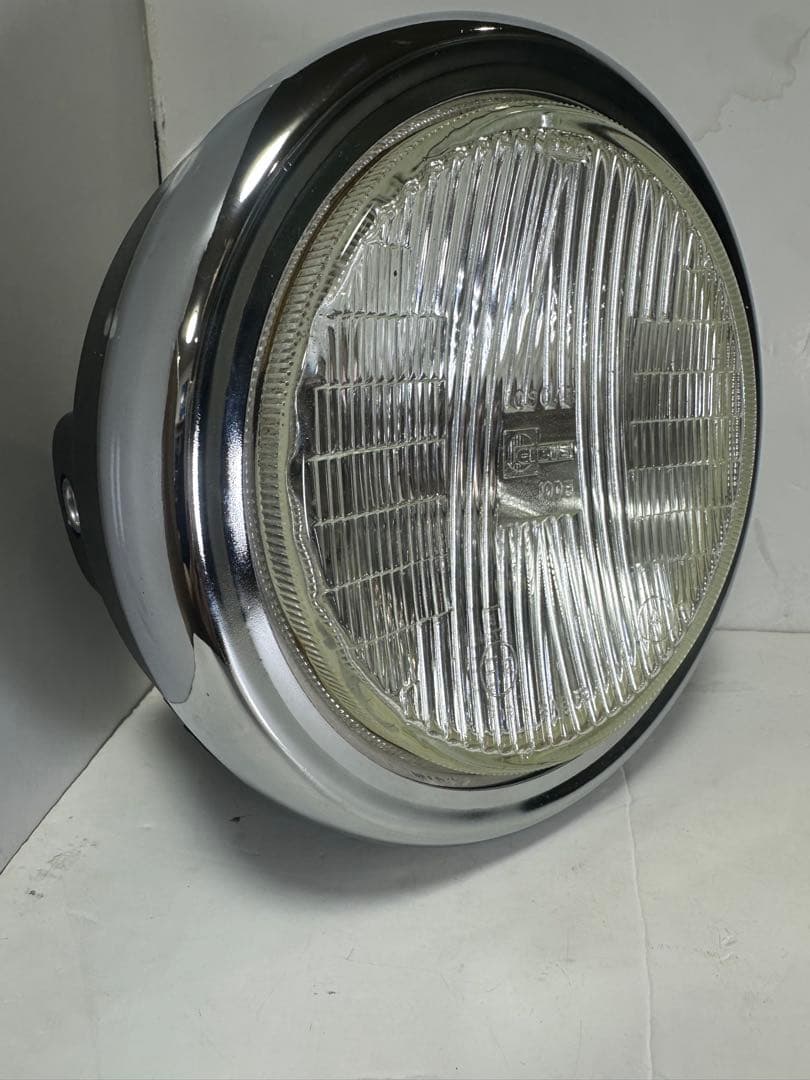 新品/当時物シビエスーパーオスカー凹みレンズ付きヘッドライトASSYマーシャル