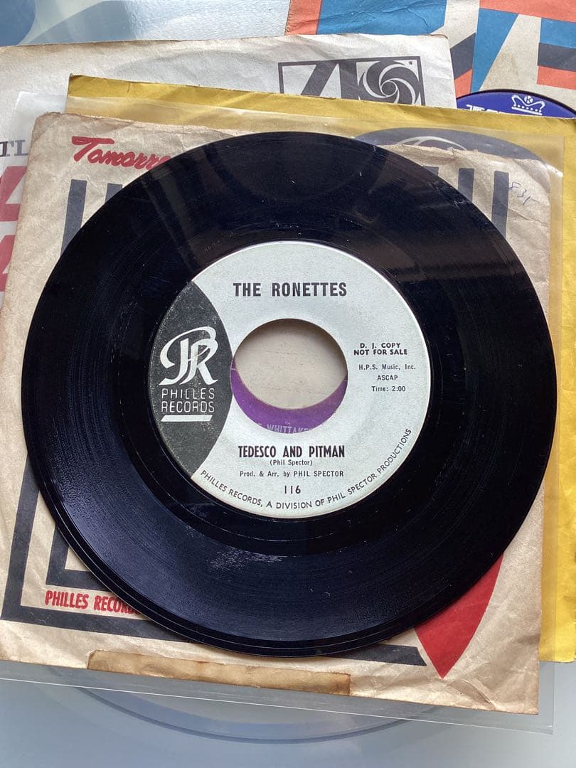 US盤 EP 4枚 RONETTES DRIFTERS 7inc