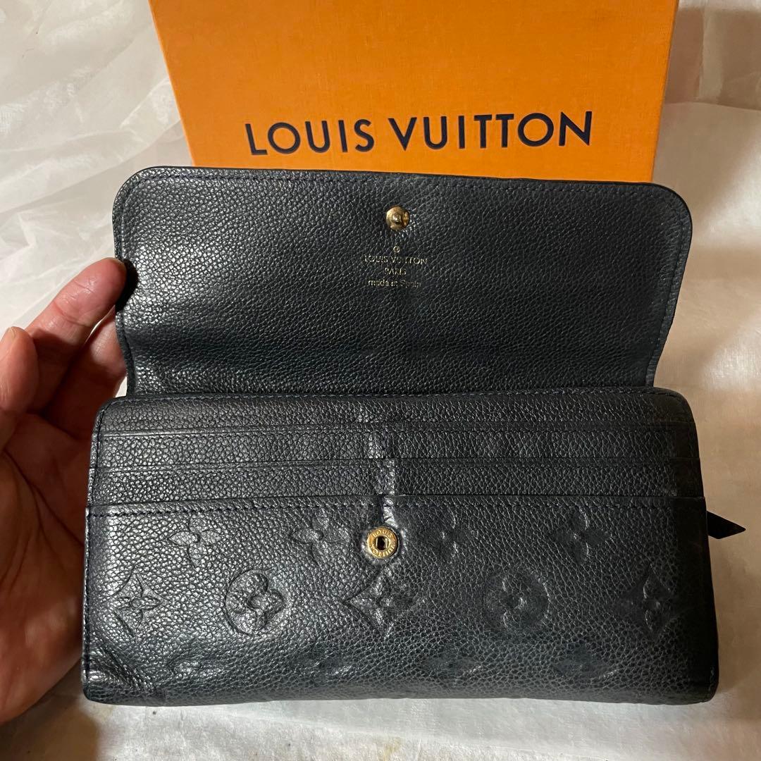 LOUIS VUITTON アンプラントヴィルトゥオーズ 三つ折り長財布 ほぼ黒