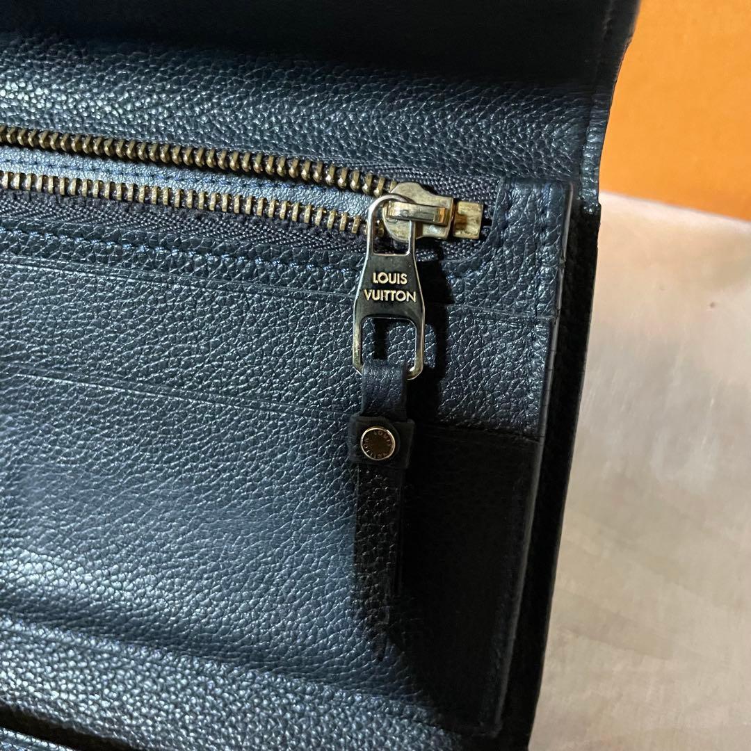 LOUIS VUITTON アンプラントヴィルトゥオーズ 三つ折り長財布 ほぼ黒