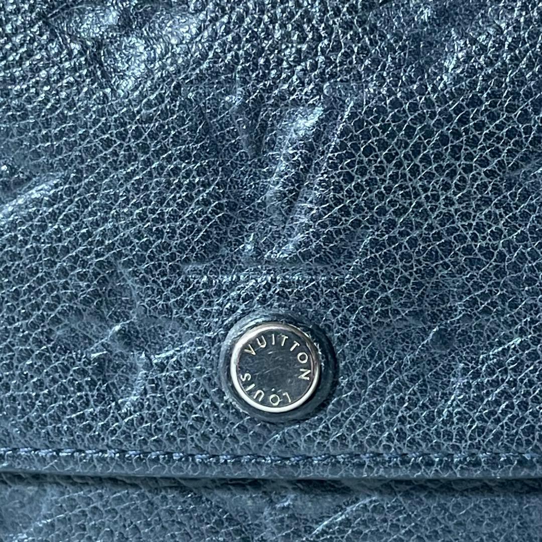 LOUIS VUITTON アンプラントヴィルトゥオーズ 三つ折り長財布 ほぼ黒