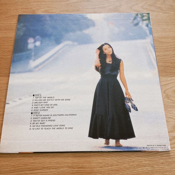 南沙織　ポップスを歌う　レコード　やさしく歌って/トップオブザワールド