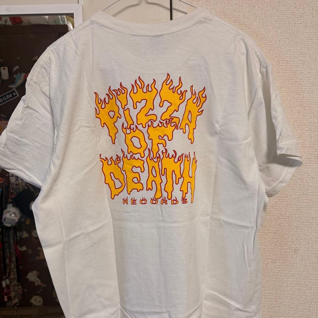 KUZIRA ファイヤーパターン Tシャツ pizza of death