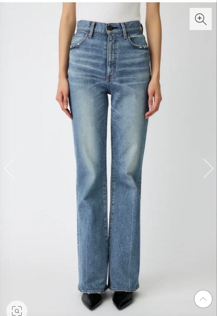 パンツ Moussy MVS FLARE BLU 24