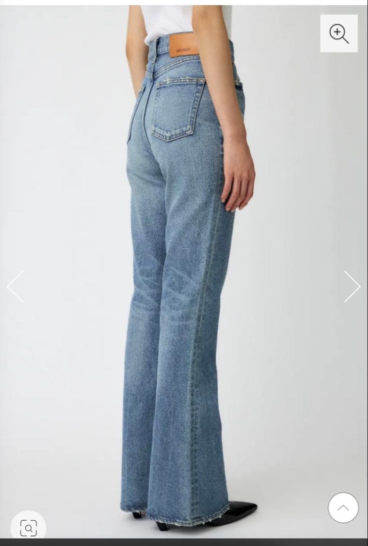 パンツ Moussy MVS FLARE BLU 24