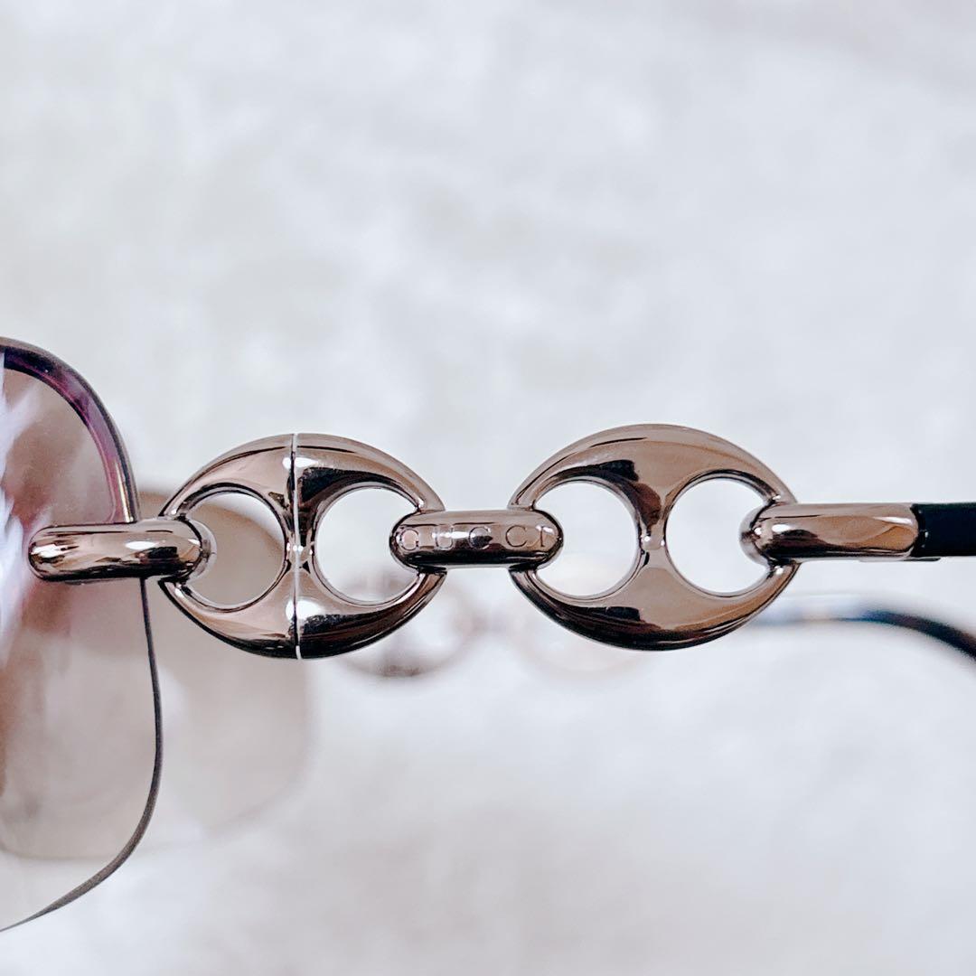 GUCCI sunglasses y2k archive リムレス チェーン