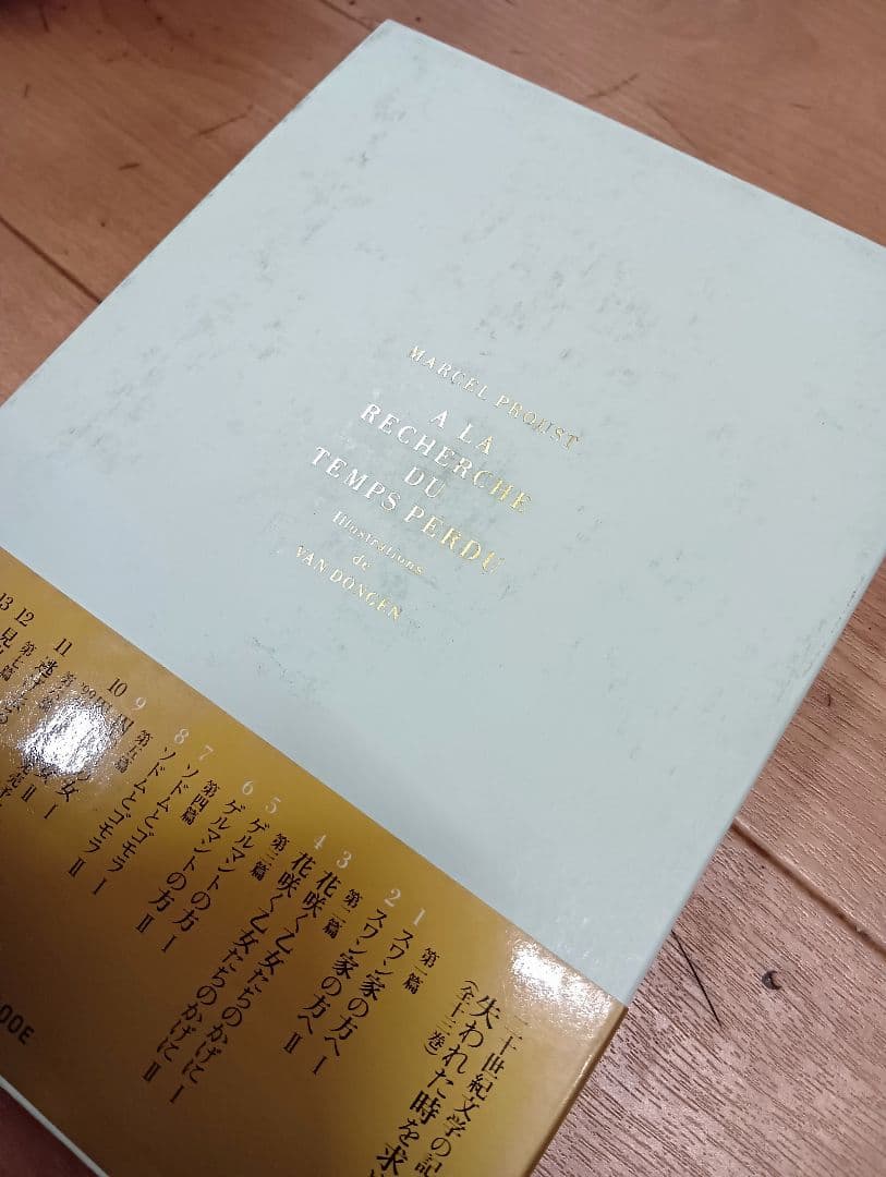 【失われた時求めて　全１３巻　マルセル・プルースト／鈴木道彦・訳　集英社】