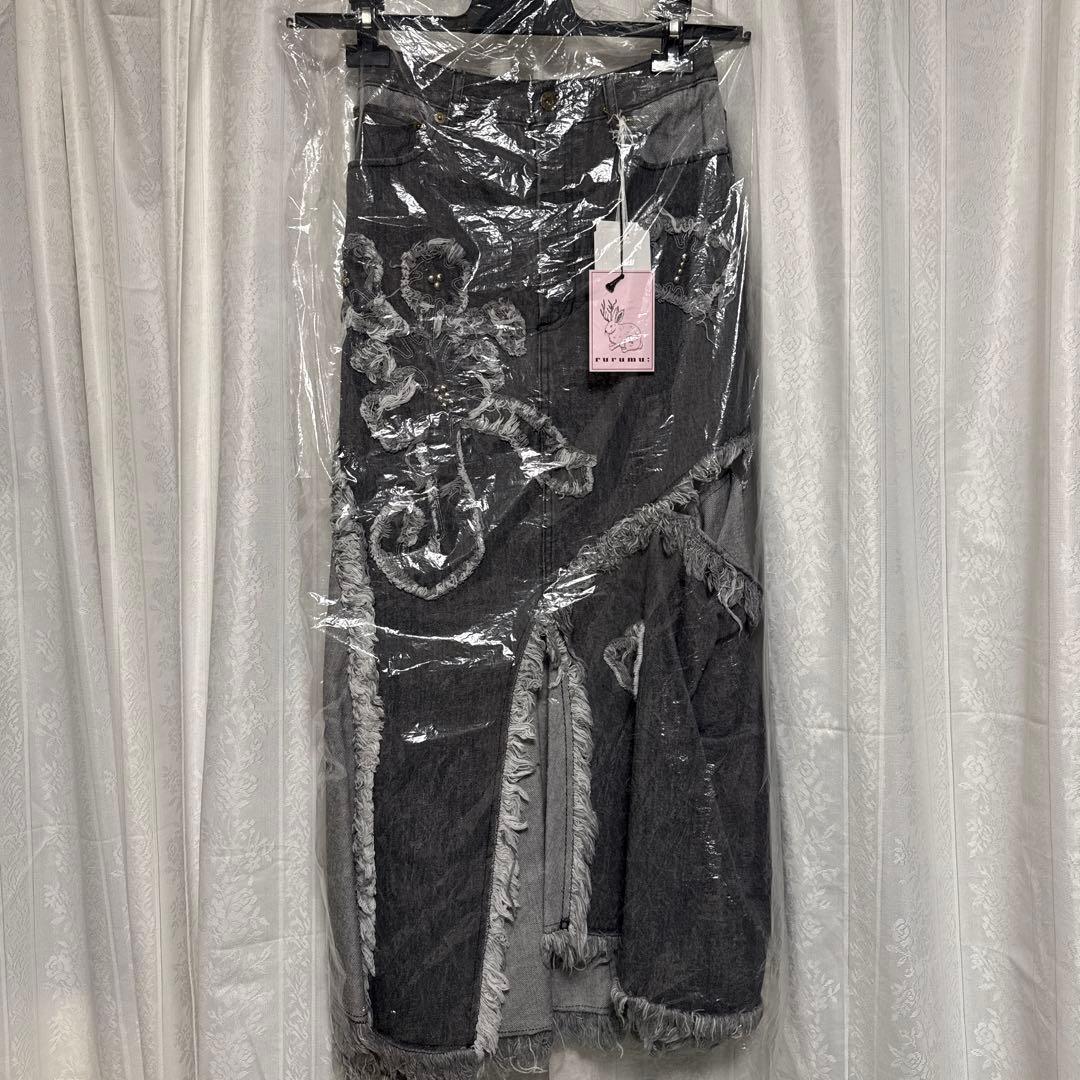 rurumu デニム スカート 25aw