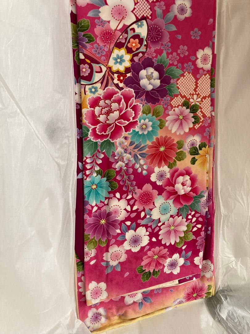 振袖フルセット　ピンク