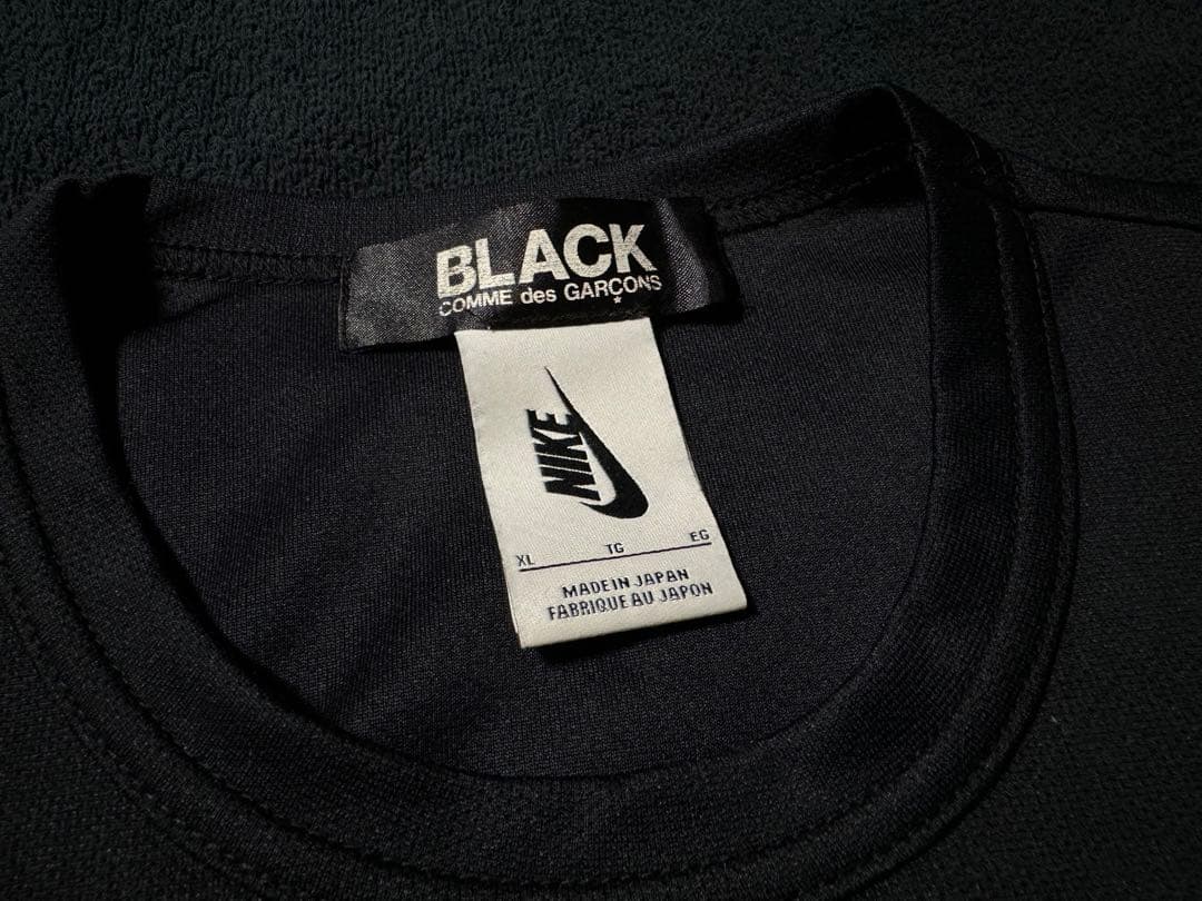 XLサイズ 1R-T103 ナイキ ギャルソン Tシャツ ブラック ポリエステル