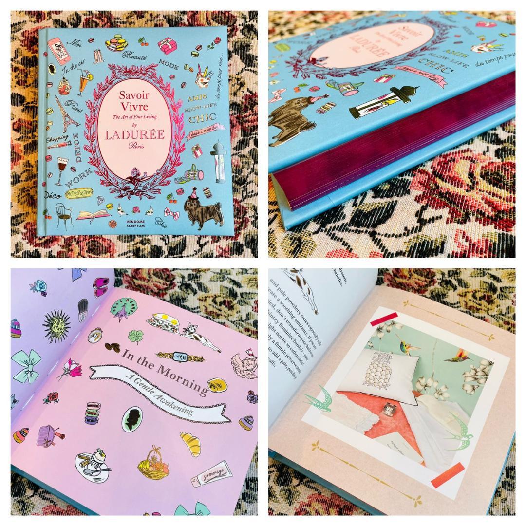 新品洋書　旅行本　ラデュレ　Ladurée　インテリア　置き画　パリ　Paris