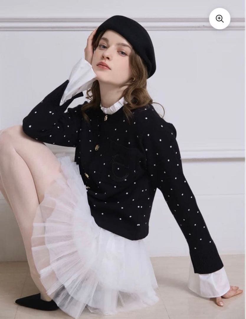 eimy istoire Attached collar カーディガン
