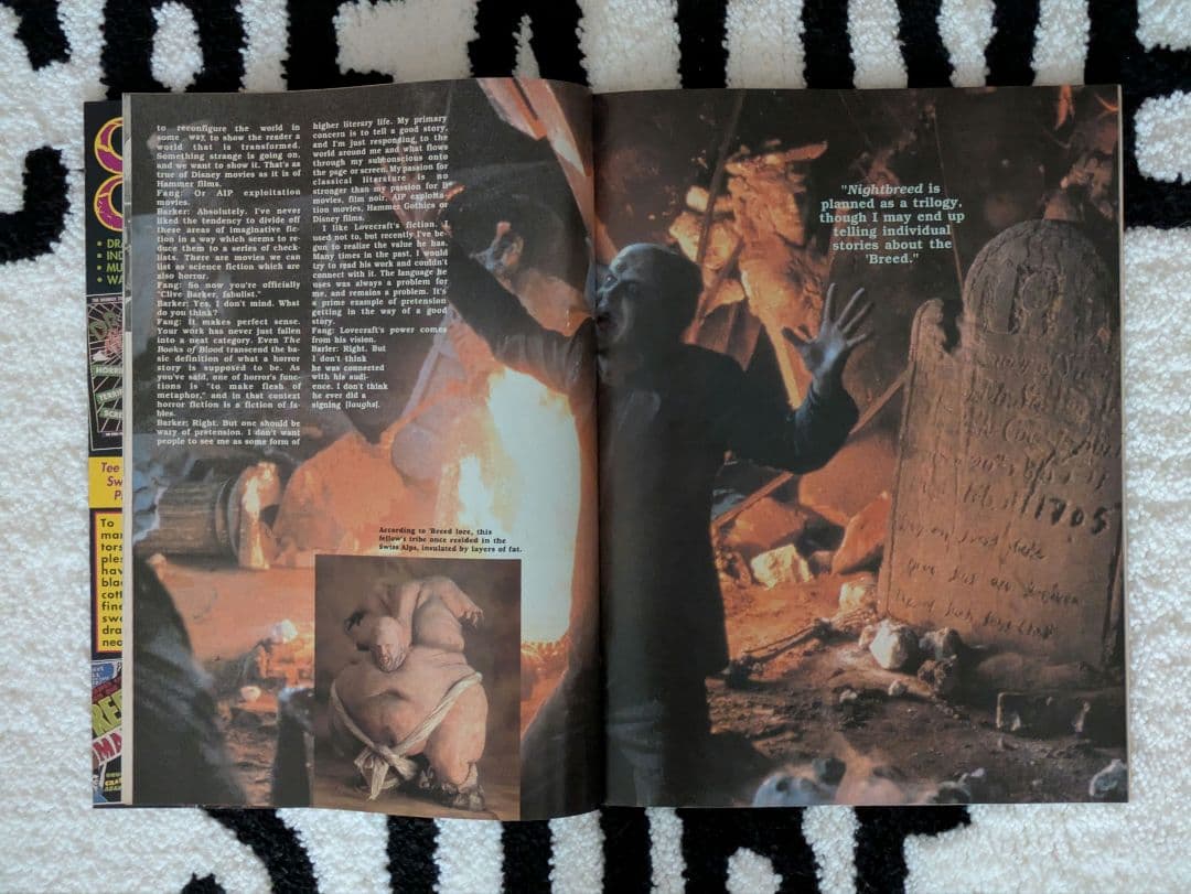 90年 米国版ファンゴリア「死霊のしたたり2」直筆サイン入り FANGORIA
