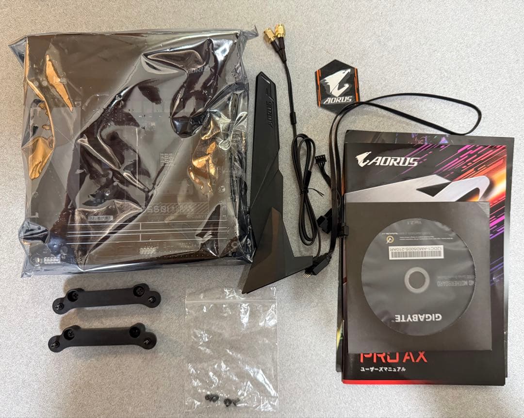 GIGABYTE B550I AORUS PRO AX Mini-ITX動作確認