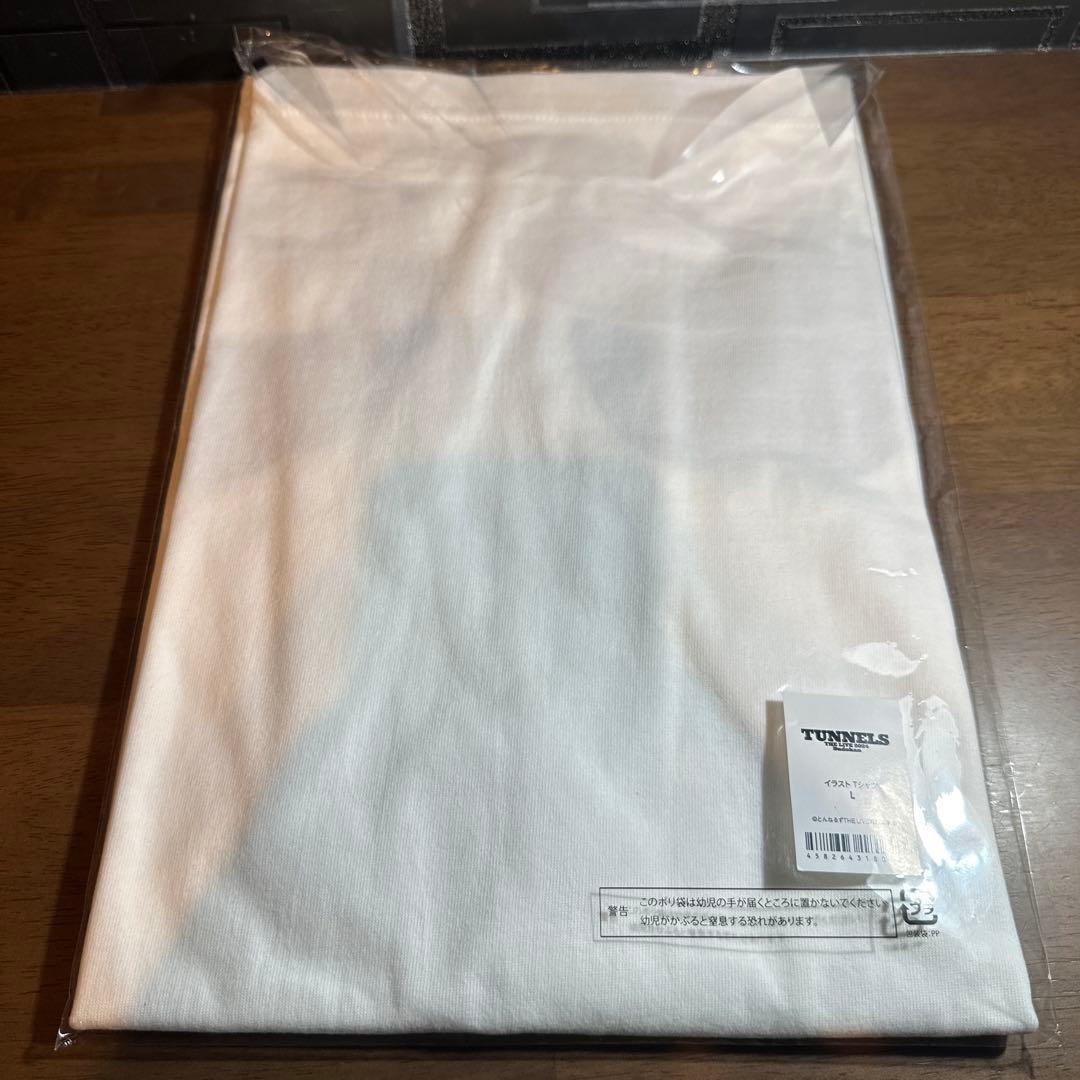 【送料無料&24時間以内に発送】とんねるずイラストTシャツ（L）　ラスト