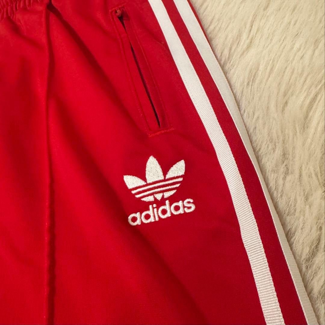 【美品】adidas Originals トラックパンツ OTサイズ レッド