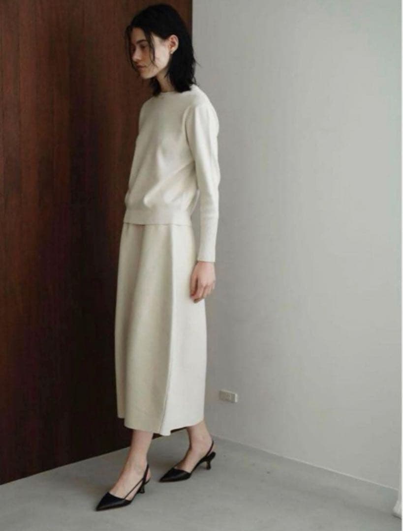 スカート CLANE COCOON KNIT SKIRT