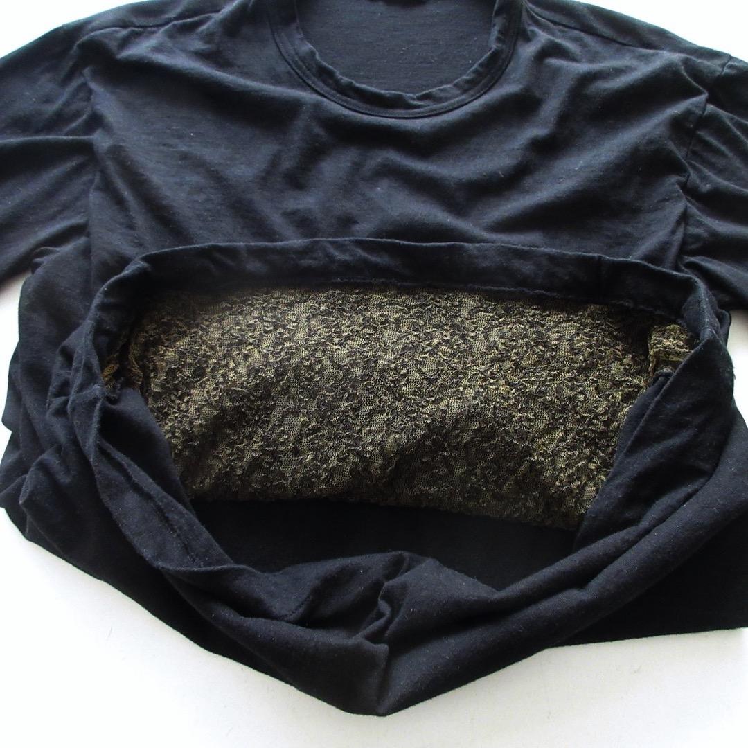 COMME des GARCONS HOMME PLUS 90年代 Tシャツ 黒