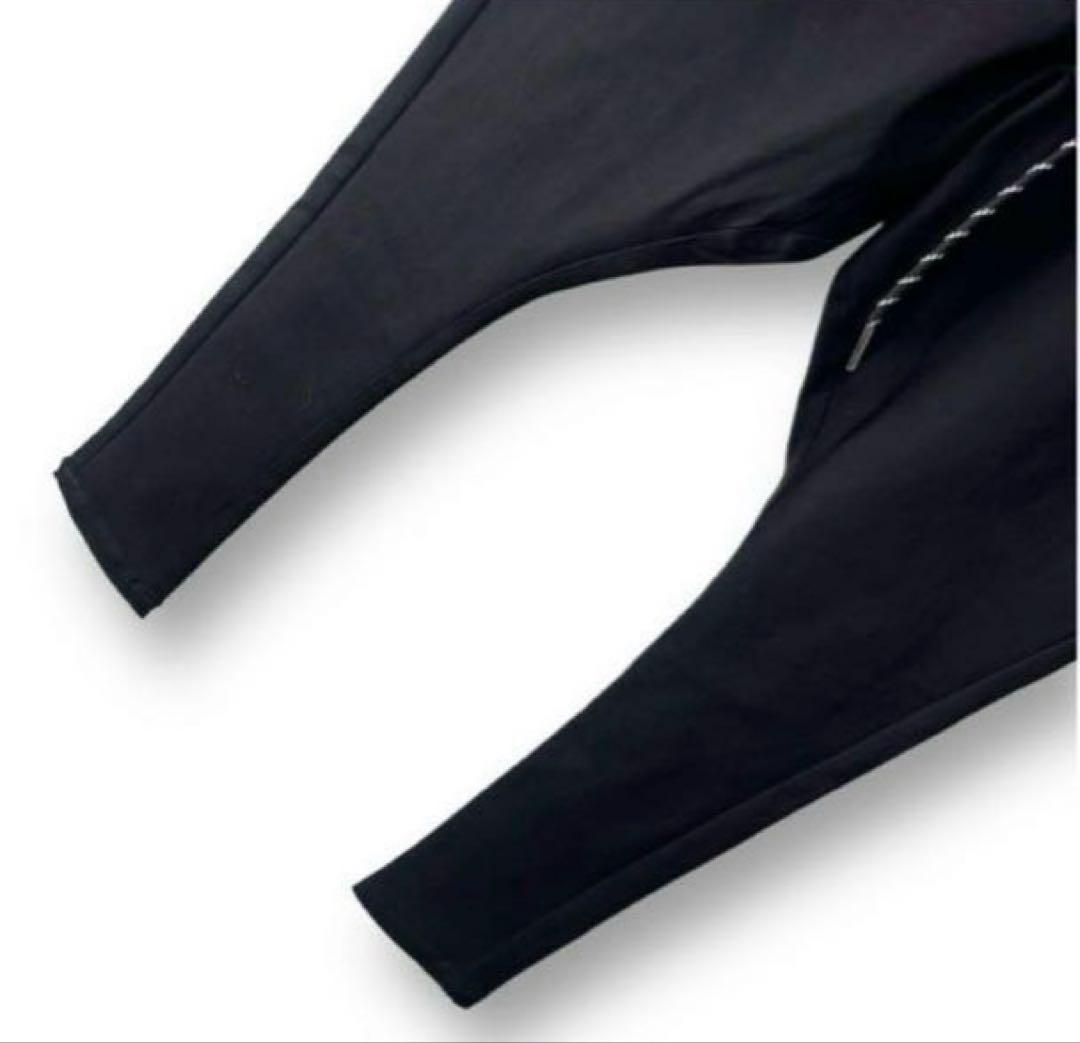 【極美品】CAMBIO・カンビオ・サルエルスーパーストレッチパンツ　ブラック　S